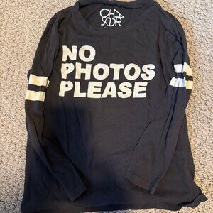 Chaser No Photos Please long-sleeved tee, boys size 8
